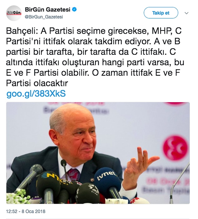 7. Söylerken kendi kafasının da karıştığını haber görselinden anlayabilirsiniz