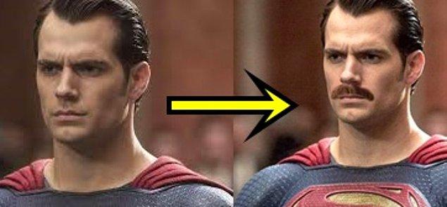 5. Superman tıraşlı olmalı.