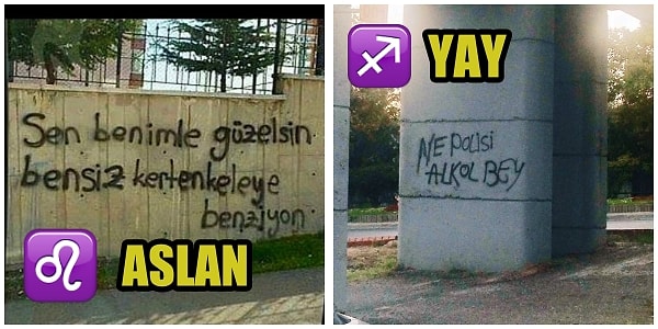 Bütün Burçlara Söz Hakkı Verdik! Peki Hepsi Kendini Bir Duvar Yazısıyla Anlatsaydı...