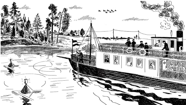 3. В этом месте река глубокая?