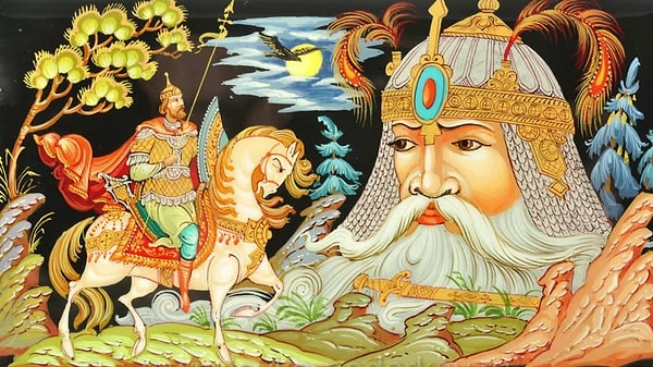 3. Кто из соперников Руслана описывается как "младой хан хазарский"?