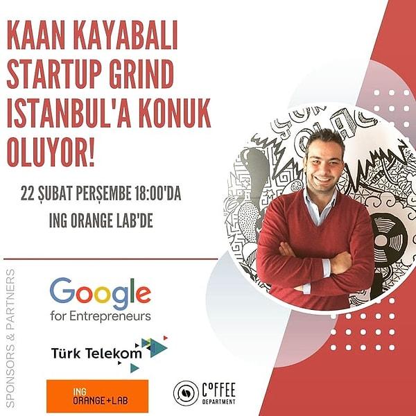 Startup Grind Istanbul'un bu ayki konuğu ise Onedio.com'un kurucu ortağı ve CEO'su Kaan Kayabalı!