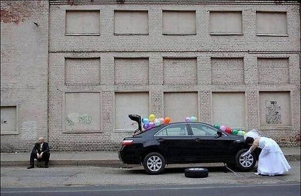 21. И еще один веселый снимок со свадебной фотосессии