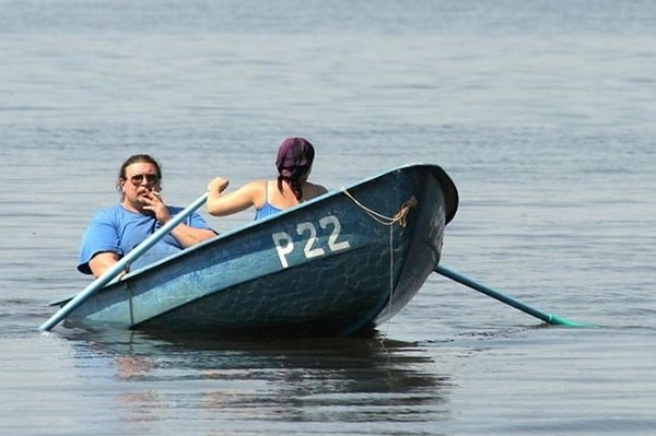 27. "Давай, дорогая, поднажми, а то на футбол опоздаем!"