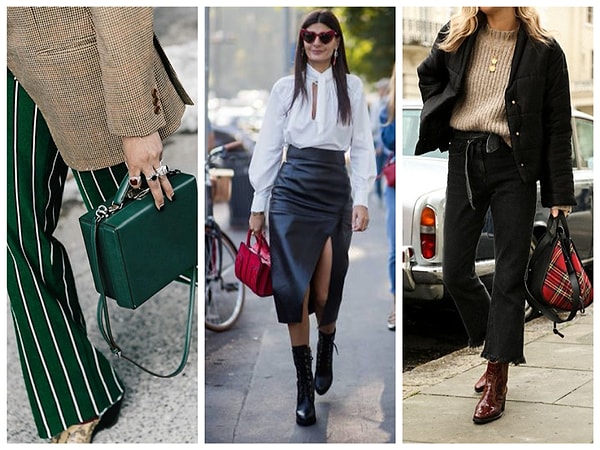 8. Обувь и сумка разных цветов