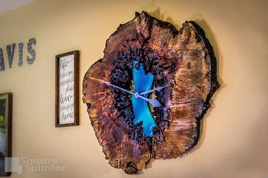 İzlemesi Aşırı Keyifli Şeylerde Bugün: Ağaç Parçasından Duvar Saati Yapımı