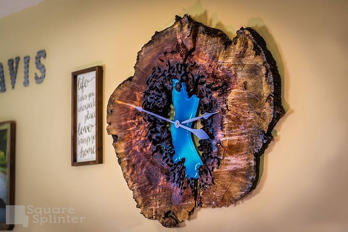 İzlemesi Aşırı Keyifli Şeylerde Bugün: Ağaç Parçasından Duvar Saati Yapımı