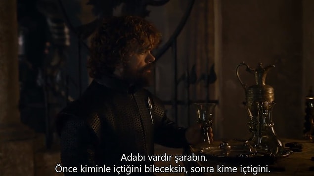 13. Tyrion Lannister klasiği.
