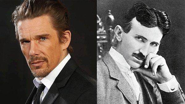 1. Ethan Hawke, Michael Almereyda'nın yöneteceği "Tesla" adlı filmde Nikola Tesla'yı oynayacak!