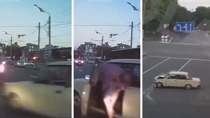 Keskin Sirke Küpüne Zarar: Yol Kestikten Sonra Kaza Yapan Maganda