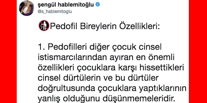 Prof. Dr. Şengül Hablemitoğlu Anlatıyor: Pedofil Bireyler Çocuklara Yaptıklarının Yanlış Olduğunu Düşünmüyor!