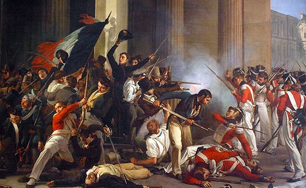 1. Французская революция закончилась в...?