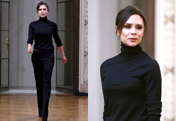 13. Королева изящности, Виктория Бекхэм, была одета чрезвычайно просто, но одновременно ослепляла своим шиком и элегантностью.