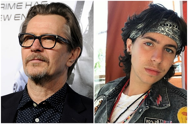 3. Гэри Олдман (59 лет) и его сын Чарли Олдман (19 лет)