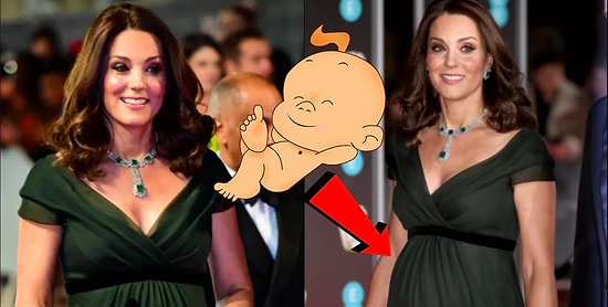 Королевский животик: Беременная Кейт Миддлтон покорила всех на красной дорожке вручения премии BAFTA