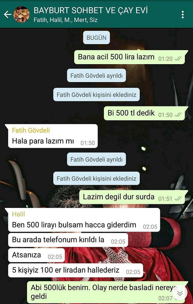 3. Selam verdi borçlu çıktı 😂