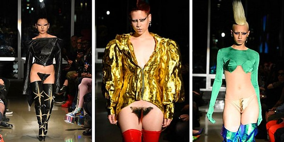 Высокая мода ниже пояса: на Неделе моды в Нью-Йорке дизайнеры представили лобковые "парики"