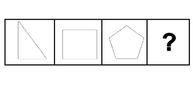 6. ? yerine hangi geometrik şekil gelmelidir?