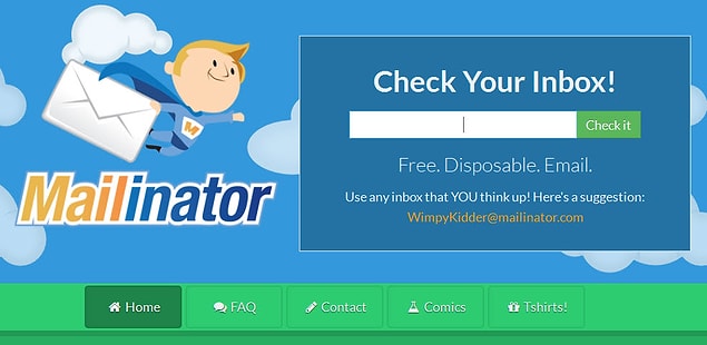 1. Mailinator.com