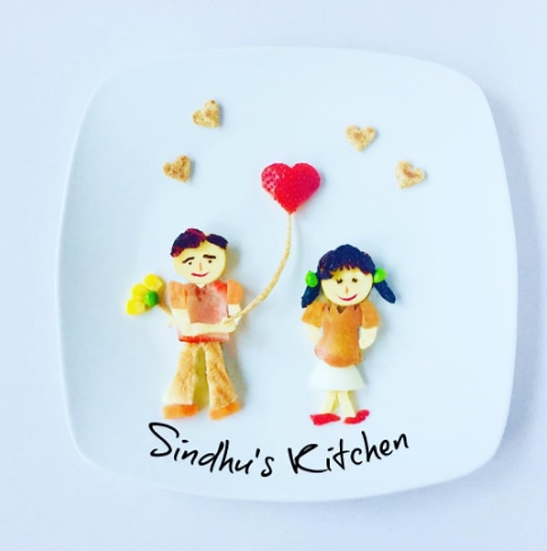 14. И затем для каждого особого дня она придумывала новый сюжет в тарелке дочери.