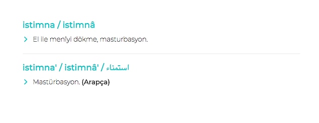 Osmanlıca'da ise mastürbasyonun argo olmayan kullanımı istimnâ etmek. Kulağa hoş geliyor değil mi?