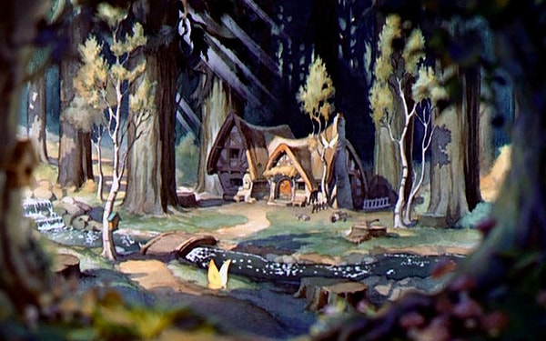 4. А этот уютный домик в лесу из мультфильма...?