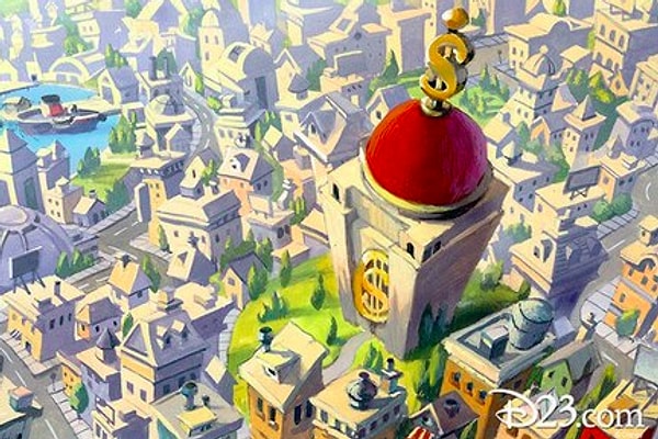 9. И последнее здание мы помним из мультфильма...?