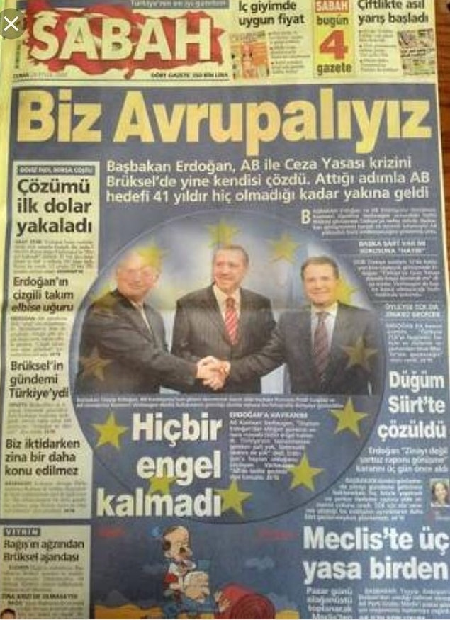 Erdoğan 2004 yılındaki AB sürecinde 'Biz iktidardayken zina düzenlemesi bir daha gündeme gelmez' açıklamasını yapmıştı.