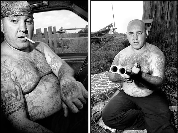 9. Чтобы фото получились более достоверными, фотограф решил, так сказать, "влиться" в их группировку.