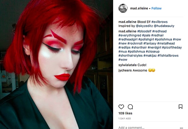 6. Вы можете найти фотогорафии нового тренда под хэштегом #fishtailbrows.