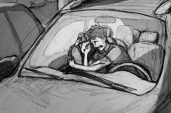 7. «Тот день был началом чего-то нового. Искусство помогло мне двигаться дальше. Я начал отражать в своих работах реальную жизнь. Просто это было очень грустно...»