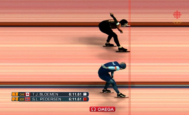 15. 2 km'lik yarışı 2 cm ile kaybetmek!