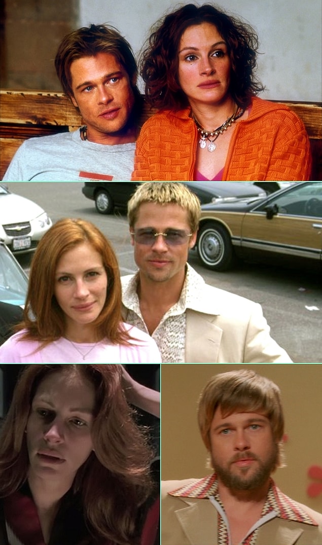 10. Julia Roberts & Brad Pitt