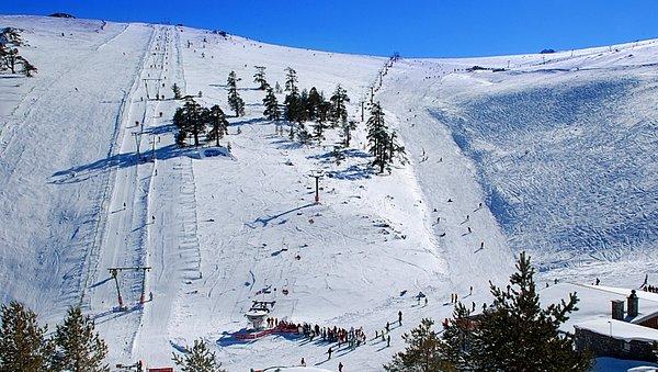 Kış sporlarını sevenler içinse, Kartalkaya Kayak Merkezi.