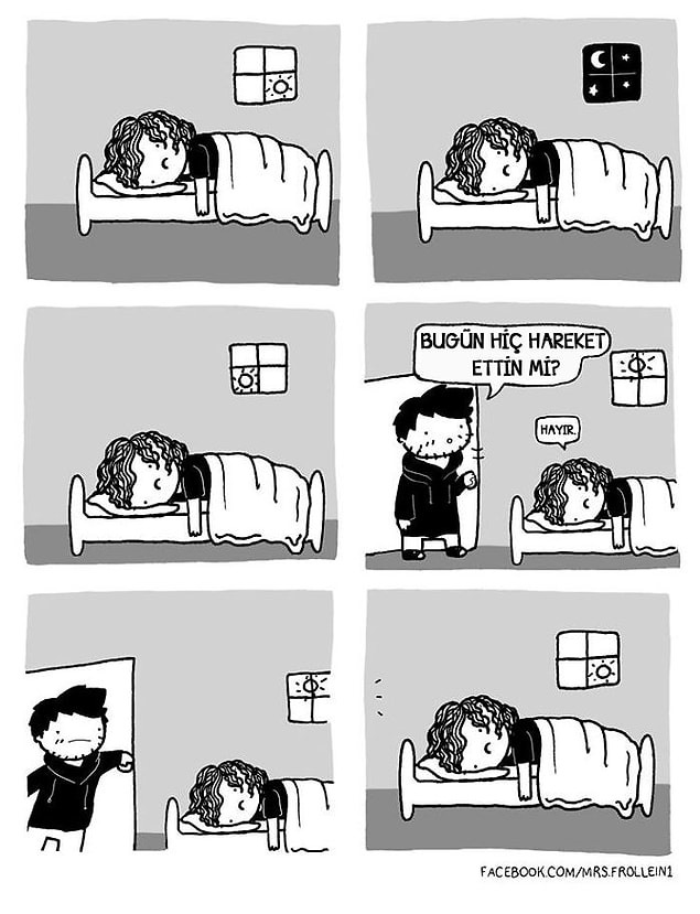 6. Bazen bütün gün öylece uyumak isteriz! 💤