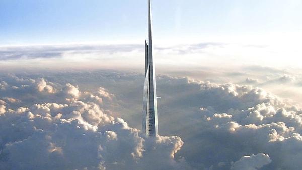 Hala yapımı devam eden Suudi Arabistan'ın yeni gökdeleni, Cidde Kulesi:
