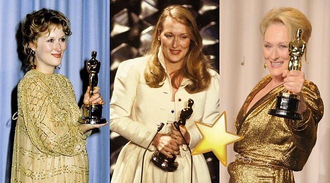 21 Adaylığıyla Oscar'ın Altın Kızı Olarak Nam Salan Usta Oyuncu Meryl Streep'in 21 Adımda Oscar Serüveni!