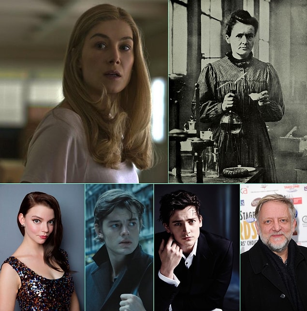 6. Rosamund Pike'ın kimyager ve fizikçi Marie Currie'yi canlandıracağı "Radioactive" adlı filmin kadrosuna Anya Taylor-Joy, Sam Riley, Aneurin Barnard ve Simon Russell Beale dahil edildi.