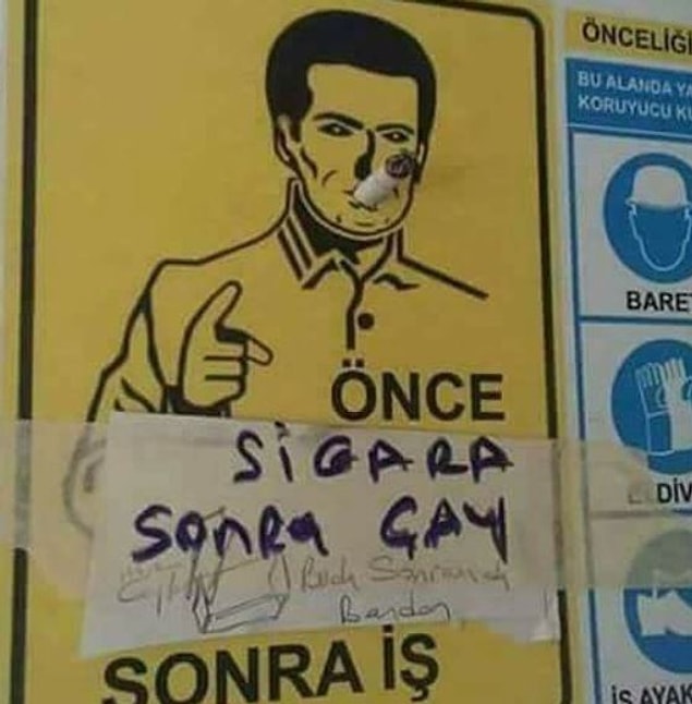 9. Önce sigara çay arkadaş. :)