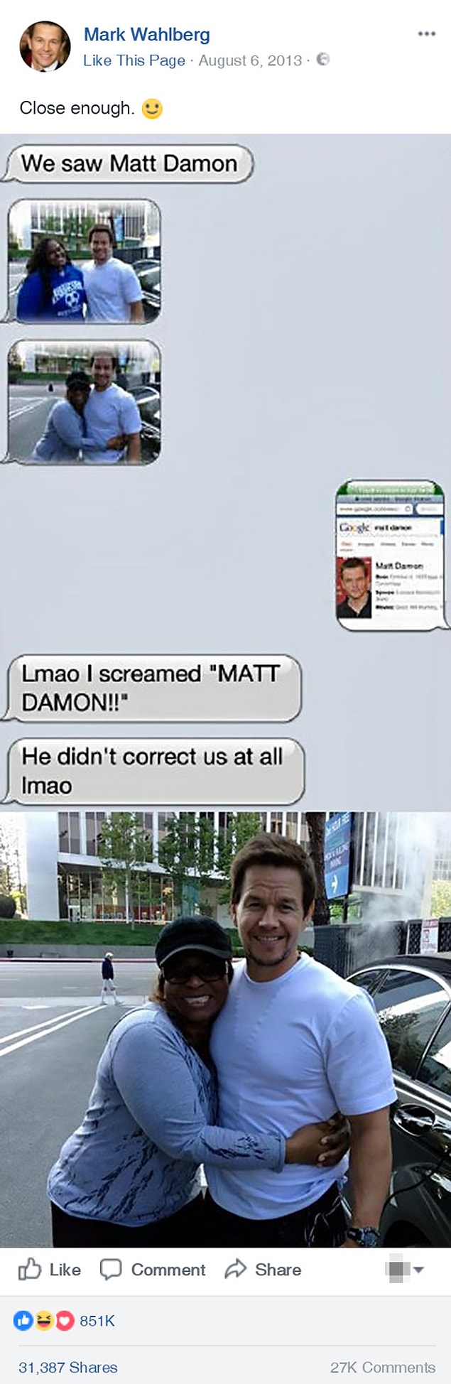1. Mark Wahlberg'ün bile bozuntuya vermediği yanlış anlaşılma 😂