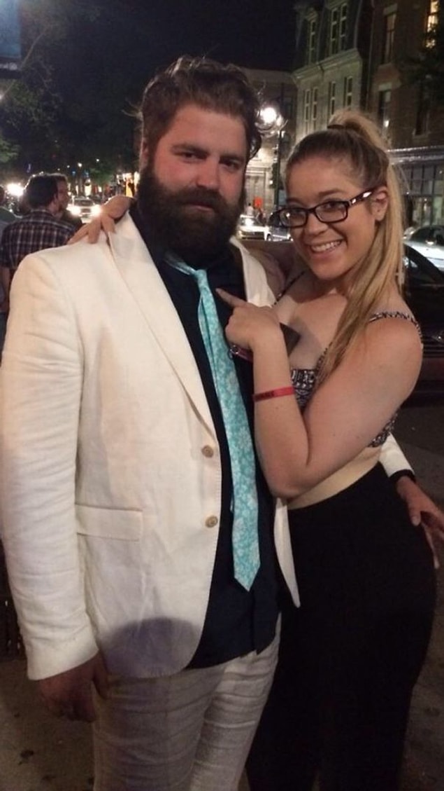 22. "Bir arkadaşım Zach Galifianakis'le tanıştığını düşünüyordu."