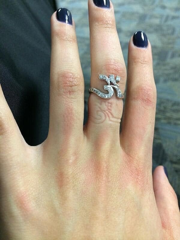 4. А наблюдать за тем, как исчезают следы, оставленные кольцами - тоже особый вид удовольствия