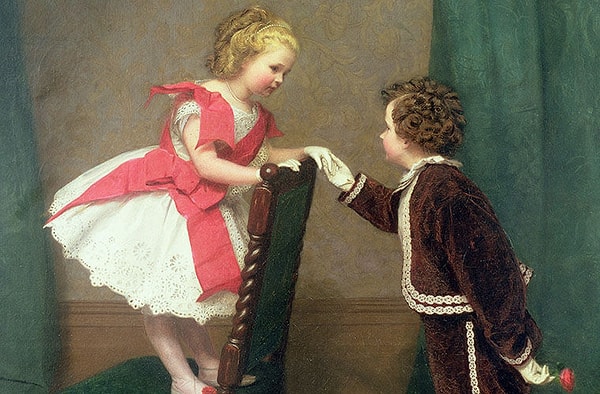 5. Кому в XIX веке кавалер мог целовать руку в знак приветствия и уважения?