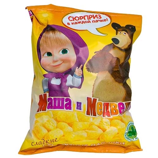 7. Кукурузные палочки с игрушкой