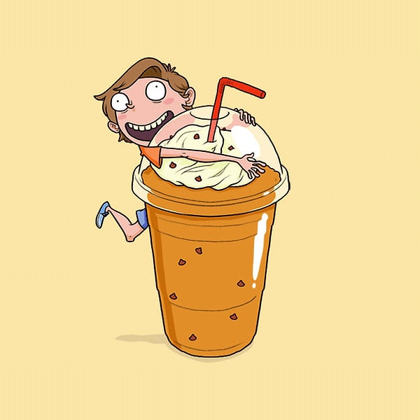 8. Любитель вкусняшек из спортбара, который бежит заказывать чего-нибудь покалорийнее уже после 10 минут кардионагрузки