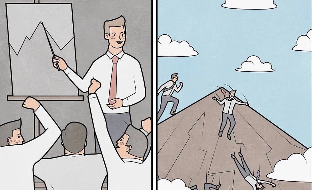 Her Birine Sonuna Kadar Katılacağınız Günlük Yaşamı İğneleyen Birbirinden Etkileyici İllüstrasyonlar