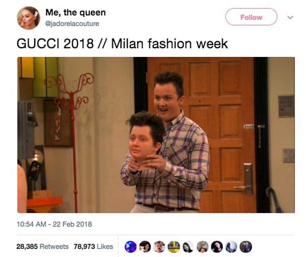 5. GUCCI 2018 // Milano Moda Haftası 👇😂