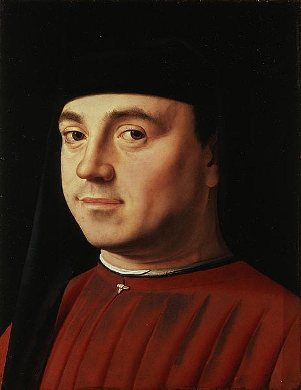 15. Portrait of a man I, Antonello da Messina, 1475.