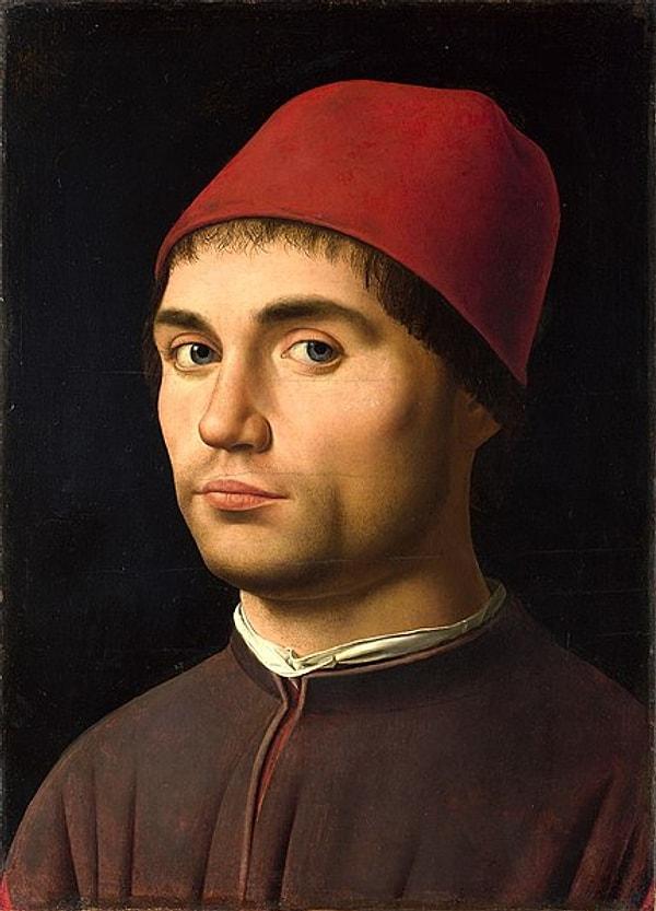 16. Portrait of a man II, Antonello da Messina, 1475-1476.