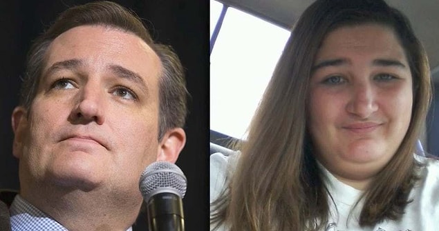 14. Ted Cruz: "Kızım, eve gelirken iki ekmek al."